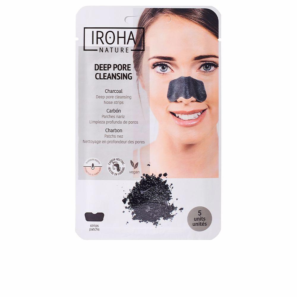 Iroha Nature DETOX CHARCOAL BLACK nose strips