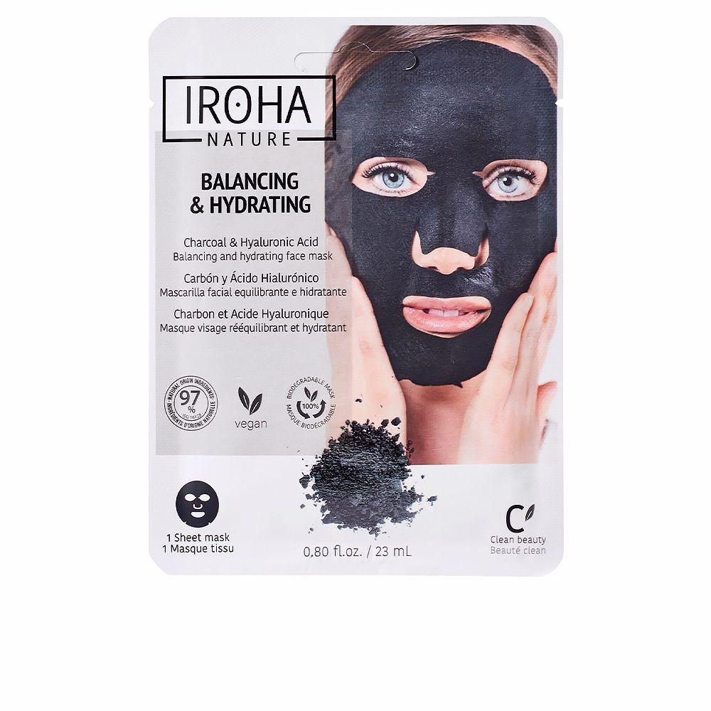Iroha Nature DETOX CHARCOAL BLACK tissue facial mask