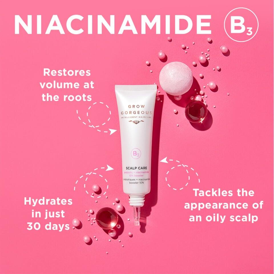 Growgorgeous Booster Capelli Riequilibrante Niacinamide 10% + Prebiotic Consegna Veloce