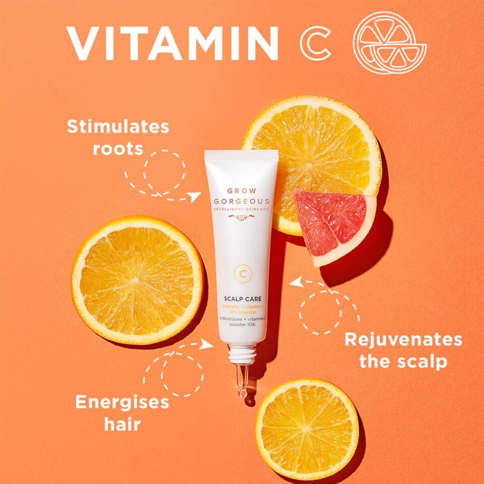 Growgorgeous Booster Capelli Antiossidante Vitamina C 10% + Prebiotic Saldi