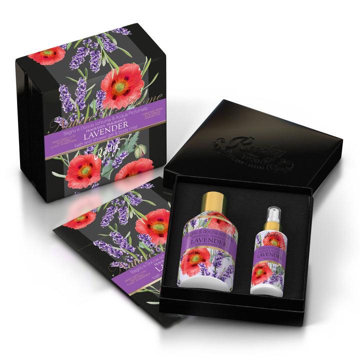 Rudy Profumi Scatola regalo con Bagno & Doccia Schiuma 250 mL + Acqua Profumata 100 mLNature&AromeLinea Lavender Convenienza