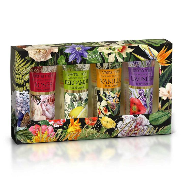 Rudy Profumi Confezione regalo 4 Creme Mani da 30 mLNature&AromeFragranze assortite Outlet