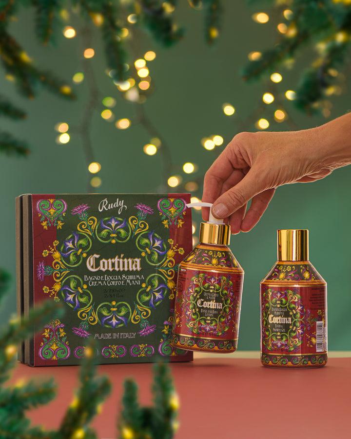 Rudy Profumi Scatola regalo con Crema Corpo & Mani + Bagno & Doccia Schiuma 250 mLEdizione limitataCortina In Vendita