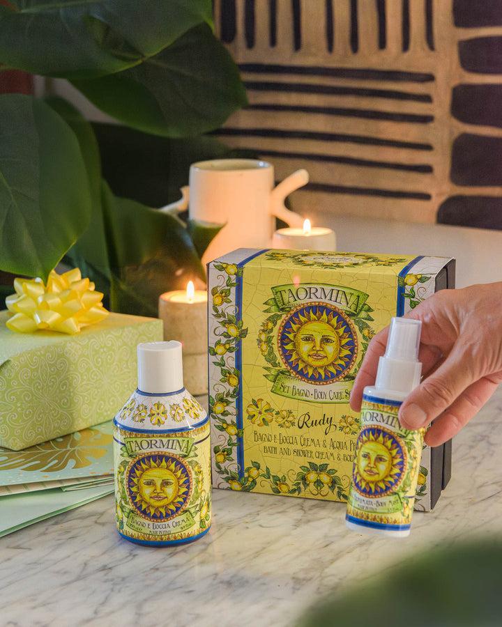 Rudy Profumi Scatola regalo con Bagno & Doccia Schiuma 250 mL + Acqua Profumata 100 mLLe Maioliche di RudyLinea Taormina Hotsell