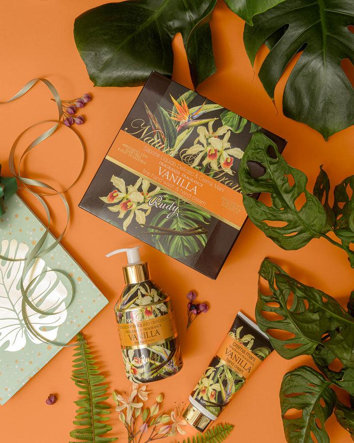Rudy Profumi Scatola regalo con Sapone Liquido 250 mL + Crema Mani 100 mLNature&AromeLinea Vanilla Convenienza