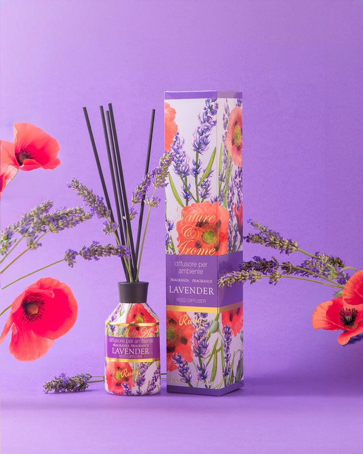 Rudy Profumi Diffusore per Ambiente 250 mL + BacchetteNature&AromeLinea Lavender Comprane uno, ottenene uno gratis