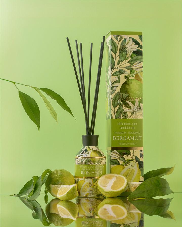 Rudy Profumi Diffusore per Ambiente 250 mL + BacchetteNature&AromeLinea Bergamot Offerte giornaliere