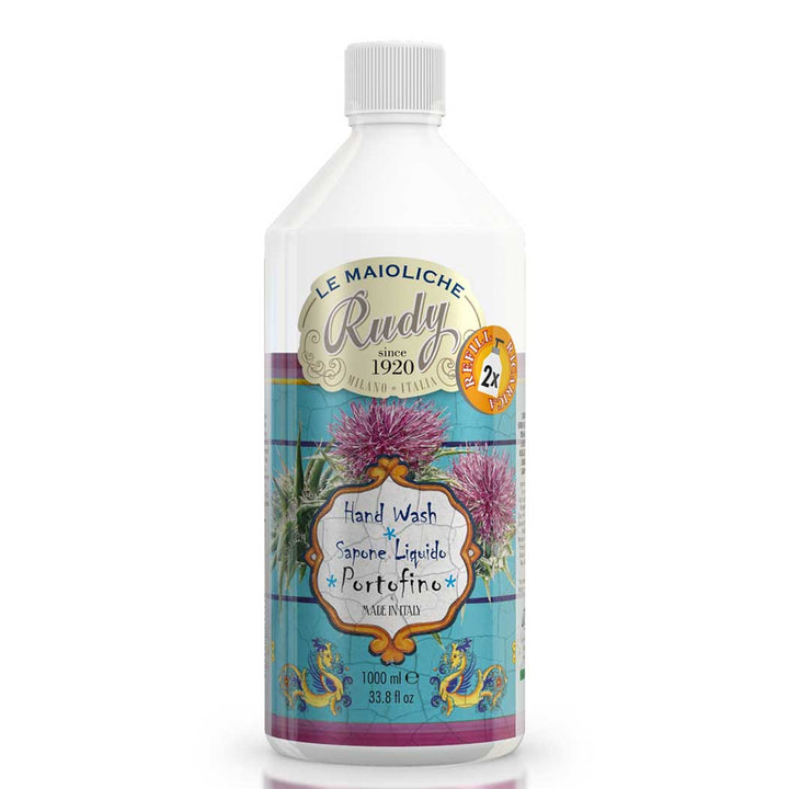 Rudy Profumi Ricarica sapone liquido mani da 1000 mLneroli e gardeniaLinea Portofino Vendite Flash