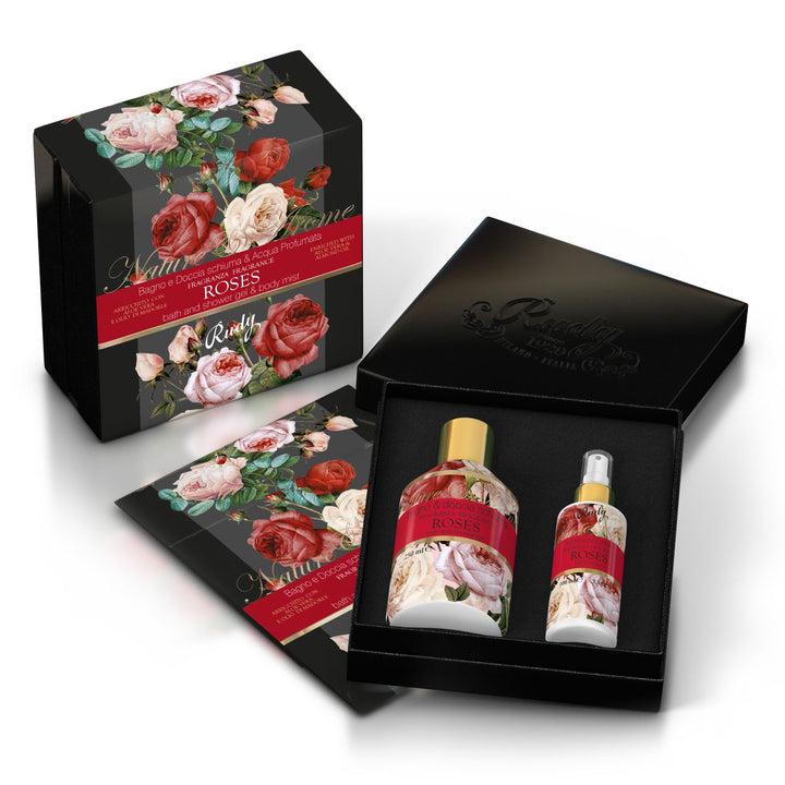 Rudy Profumi Scatola regalo con Bagno & Doccia Schiuma 250 mL + Acqua Profumata 100 mLNature&AromeLinea Roses Online Outlet